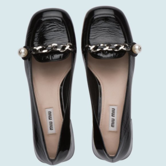 PATENT LEATHER LOAFERS